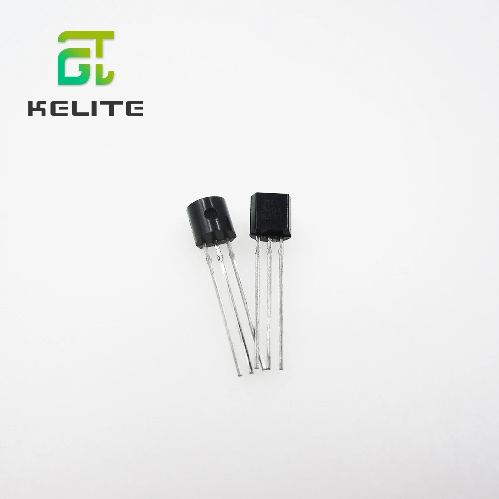 

100pcs 2N3904 in-line triode transistor NPN General Purpose Amplifier TO-92 0.2A 40V