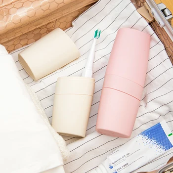 

Portable 1PCS Plastic Toothbrush Cover Holder Outdoor Travel Hiking Camping Toothrush Cap Case Protect Storage Cute Box