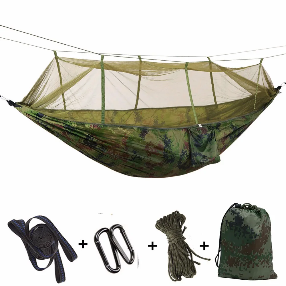 

Hammock with Mosquito Net, anit-mosquito Hammock with mosquito net,CZD-042 Double Person Parachute Hammock for Backpacking