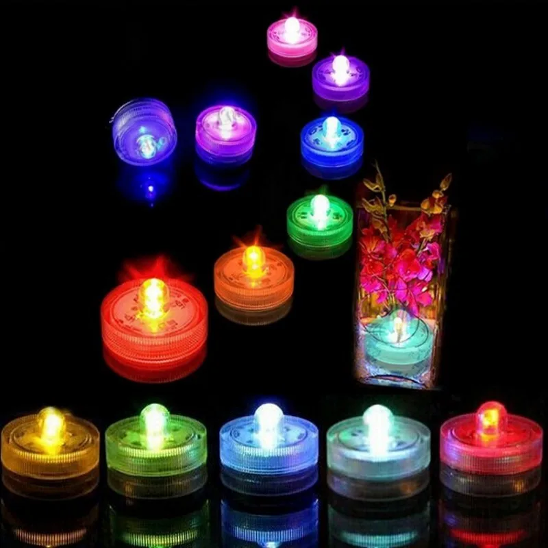 Waterproof Mini Led Tea Light Candle White Flameless Candles Wedding