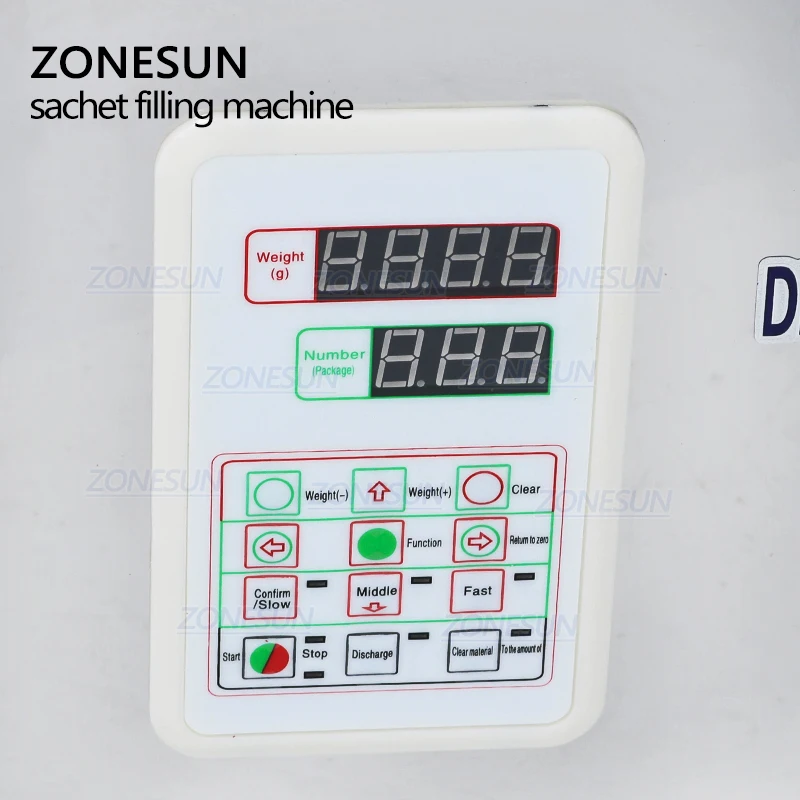 ZONESUN машина для розлива чая 1 100 г взвешивания зерна лекарств семян фруктов соли