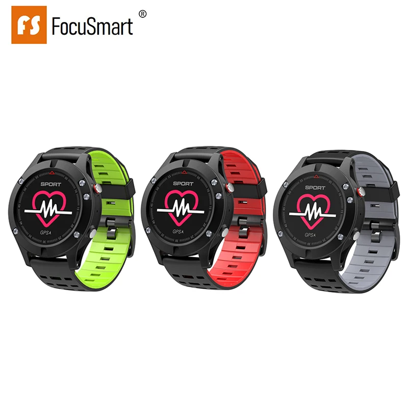 

FocusSmart F5 Sport Smart Watches GPS Blood Pressure Heart Rate Monitor Fitness Tracker Waterproof Smart Watch for IOS Andriod