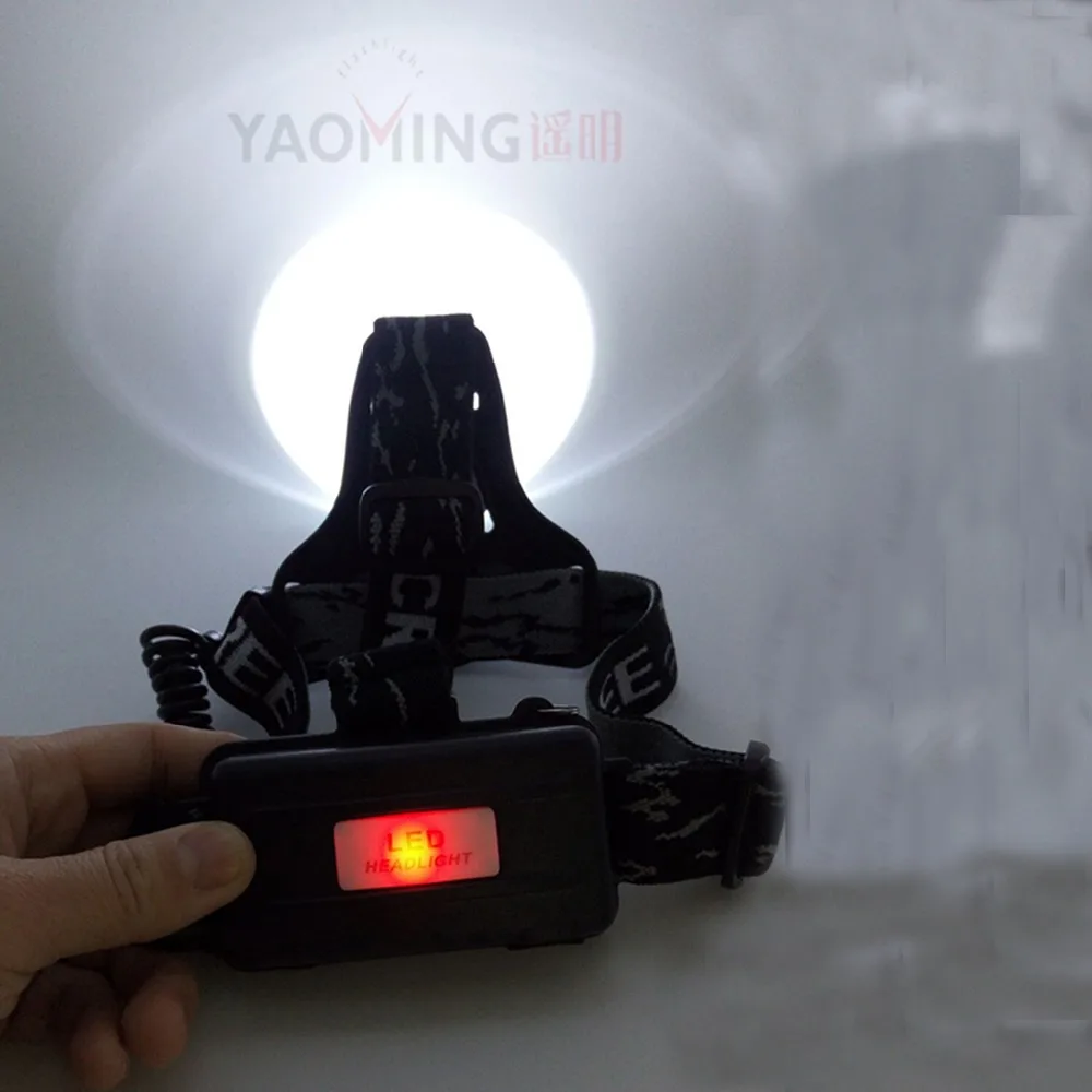 Высокомощный налобный фонарь CREE XM L T6 3800 люмен 3 режима светодиодная фара