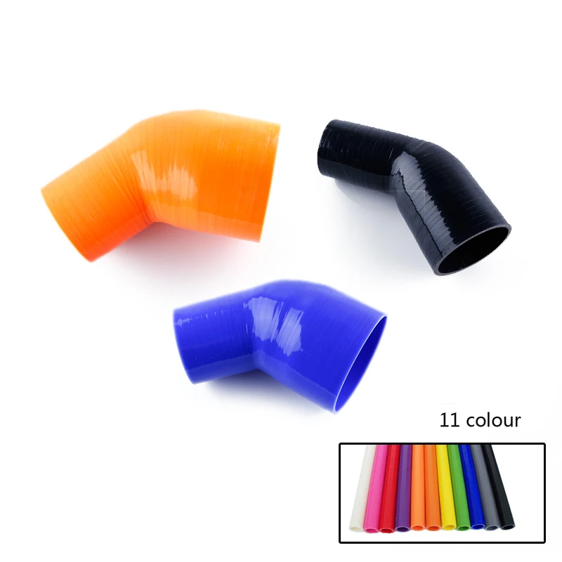 2” Silicone hose 45 degree connector elbow Turbo Black 2” Silicone hose 45 degree connector elbow Turbo Black