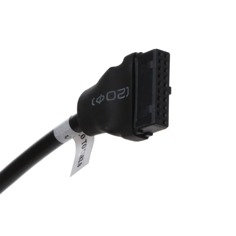 

Mainboard Motherboard USB 3.0 20Pin 19Pin Female to USB 2.0 9 Pin Male Housing Extension Adapter Cable