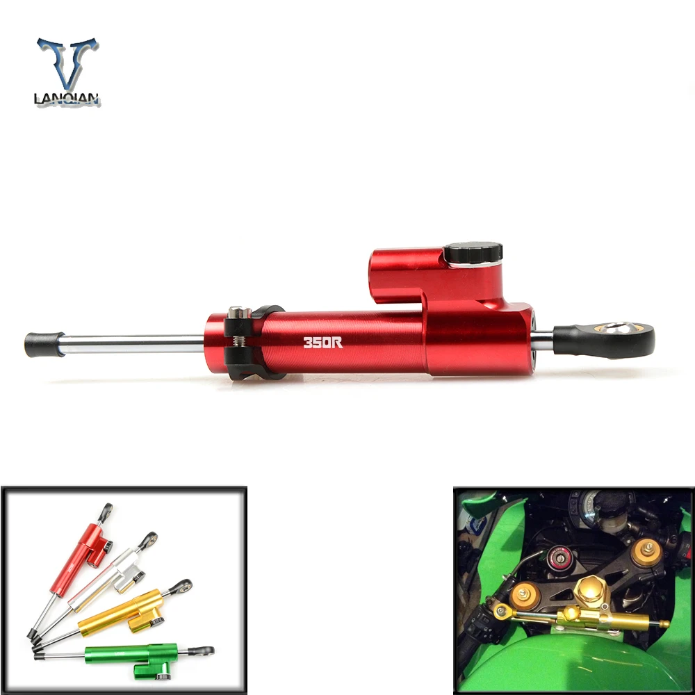 

Universal Aluminum Motorcycle Damper Steering Stabilize Safety Control For YAMAHA YFM350R YFM 350R YFM350R YFM 350 R RAPTOR