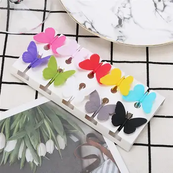 

12pcs Silicone Butterfly Wine Glass Marker Creative Drinking Cup Identifier Party Cup Sign (Mixed Colors)