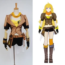 Cosplay amarelo reboque yang xiao cosplay traje halloween carnaval trajes(China)