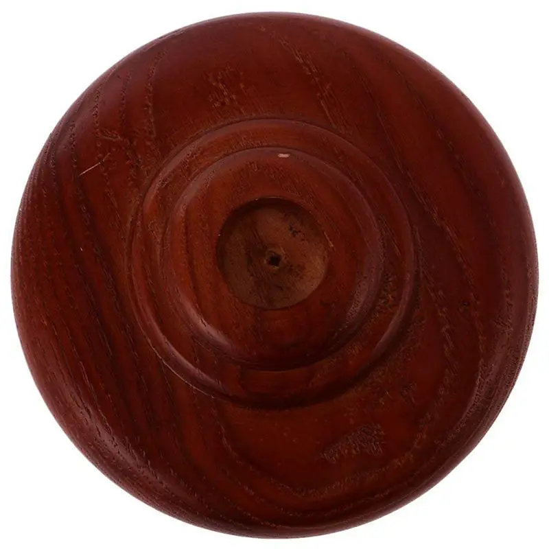 Деревянный держатель лопаты Противоскользящий протектор пола для виолончели двойной бас - Цвет: Brown