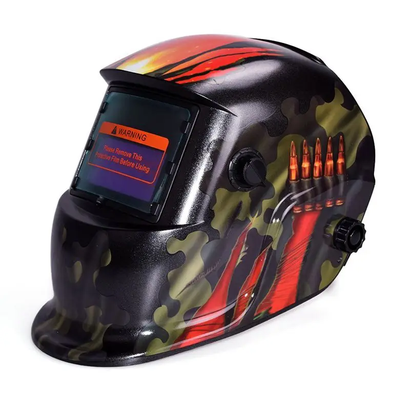 

Auto Darkening Welding Helmet With Solar Powered Adjustable MIG TIG ARC Professional Welding Mask (Camouflage)