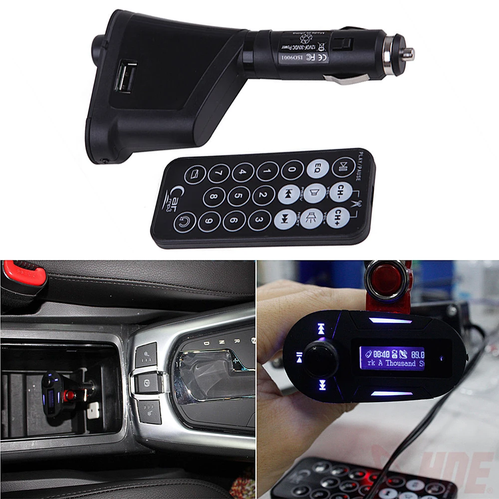 LCD Car Kit MP3 Wireless Bluetooth Player Car styling 12V Car Kit
