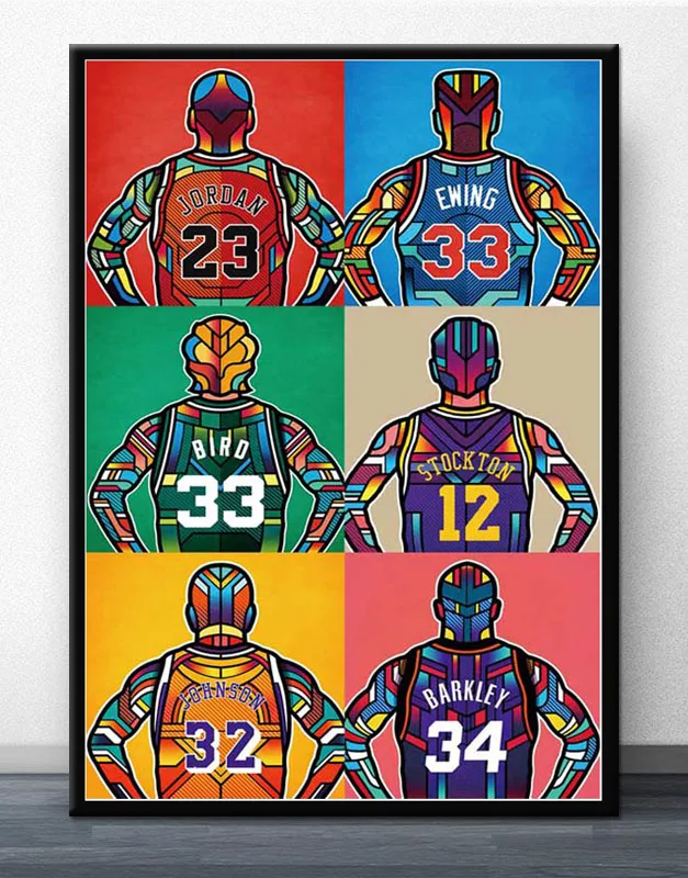 Lebron James Super basketball Star Silk Art Poster Print