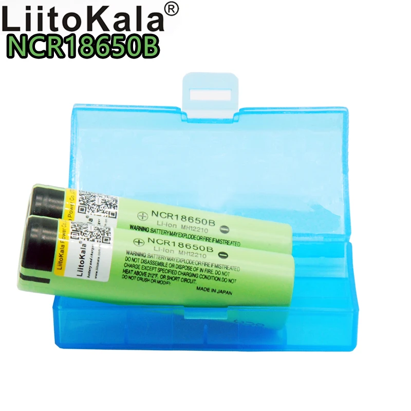 LiitoKala NCR18650B 34B 3,7 V 18650 литиевая батарея 3400mAh Большая емкость перезаряжаемая батарея фонарик