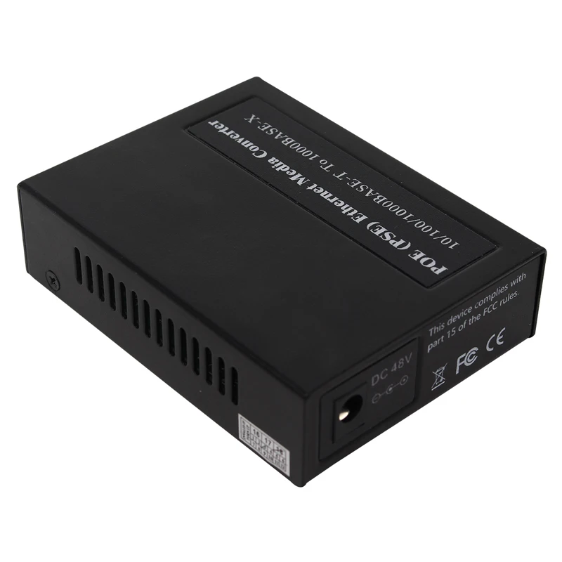 POE (PSE) Ethernet медиа-конвертер 10/100/1000Base-T до 1000Base-X