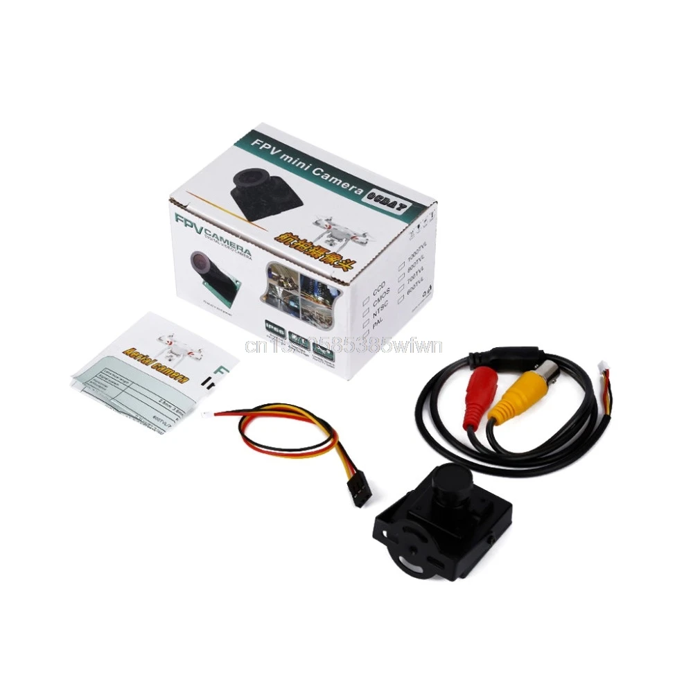 

Mini HD 1/3" 3.6mm 700TVL CCD IR Wide Angle Lens FPV Home Security Camera PAL #HC6U# Drop shipping