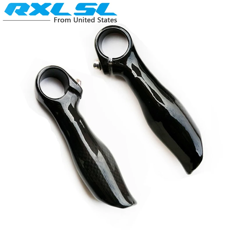 NO LOGO Carbon Handlebar Horns Bicycle Bar End  Bi...