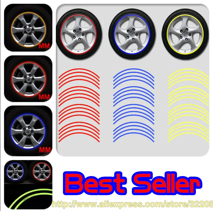 car styling 14 18 inch wheels accessories stickers fit for