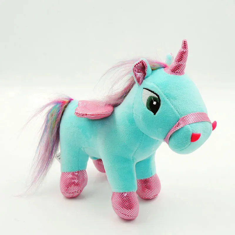 20cm Kawaii Unicorn Plush Stuffed Animals Kids Toys Colorful Unicorns