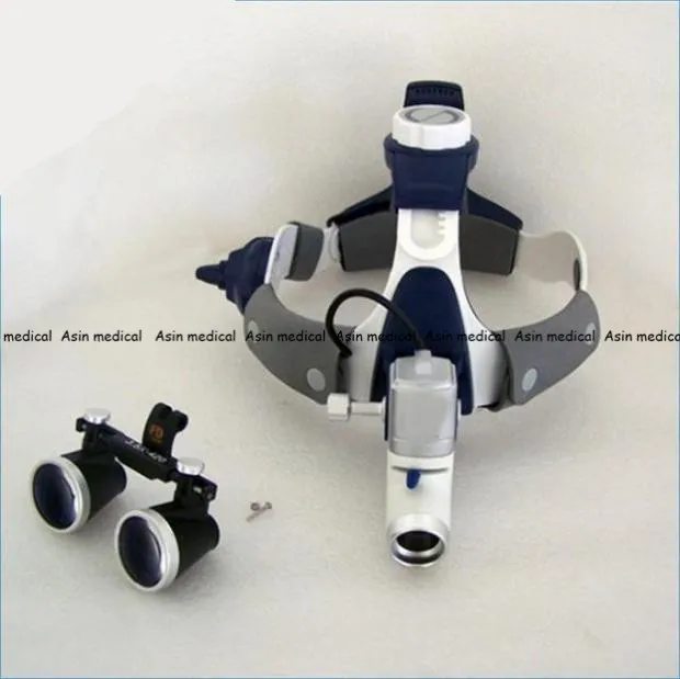 Cirúrgica para Estomatologia Cirúrgica com Alta Melhor Lupa Intraperitoneal Potência Led Farol Duplo Bateria 2.5x 3.5x 16 Melhor 2.5x 3.5x lupa cirúrgica para estomatologia