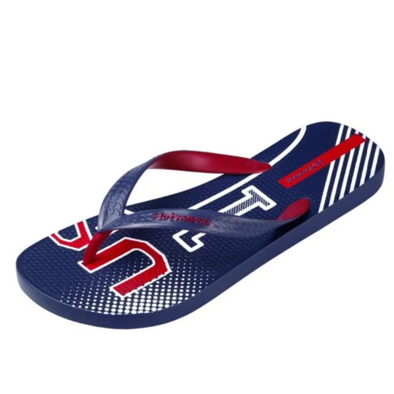 Новые мужские туфли сандалии модные Вьетнамки США Англия FC Барселона летние шлепанцы пляжные Нескользящие сланцы для душа
