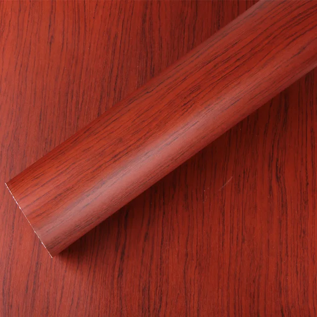 Us 76 05 10 Off Wood Grain Printing Paper Furniture Sticker Self Adhesive Vinyl Film W1350 In Decorative Films From Home