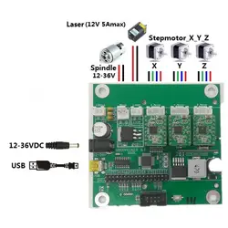 Плата управления ЧПУ GRBL гравировка машинный пульт управления для ЧПУ 1610,2418, 3018