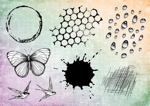 

Elements transparent Clear Stamps seal Scrapbook Paper Craft Clear stamp scrapbooking X0448