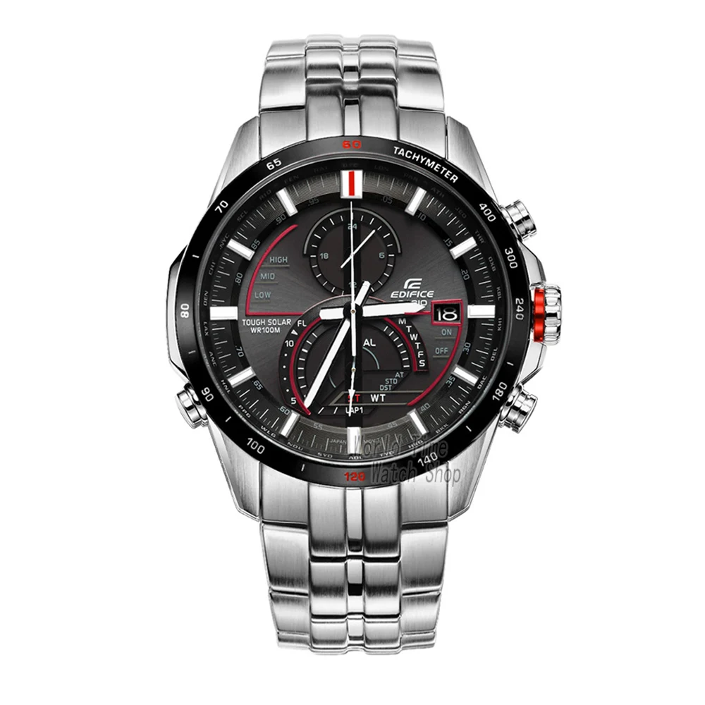 Casio Часы Edifice Мужские кварцевые спортивные часы бизнес модные часы EQS-500DB EQS-A500DB - Цвет: EQSA500DB1A