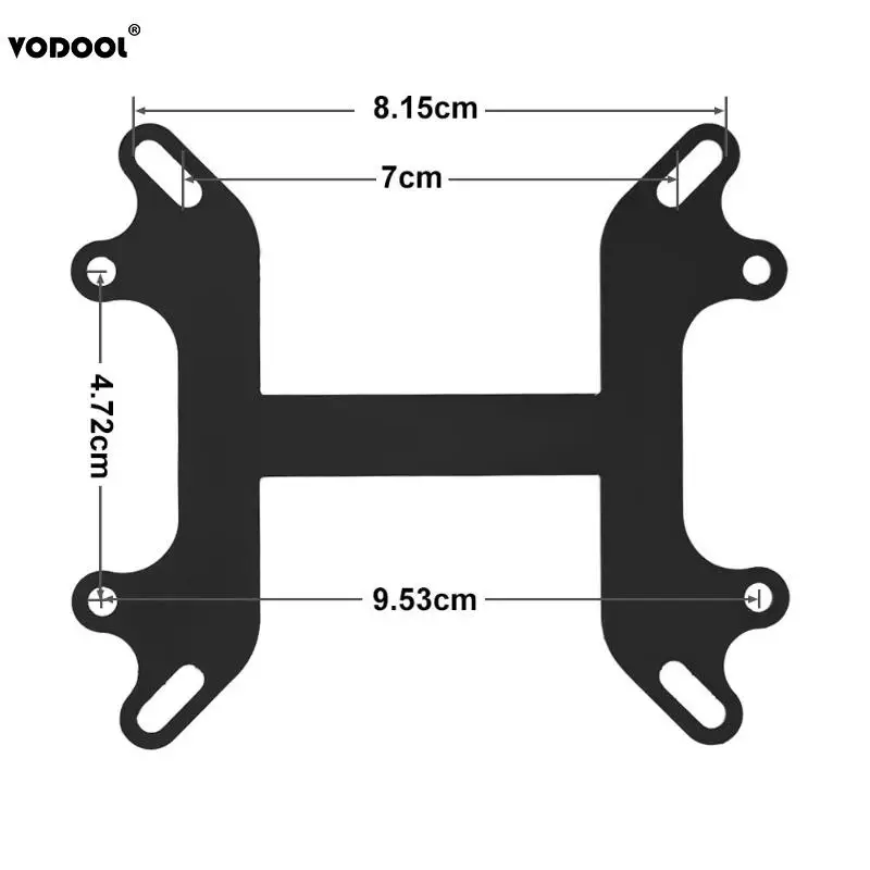Углеродистая сталь водяное охлаждение процессор Монтажный кронштейн для LGA775 LGA1155 LGA1156 LGA1366 LGA2011 AMD AM2 AM3 компьютерные аксессуары