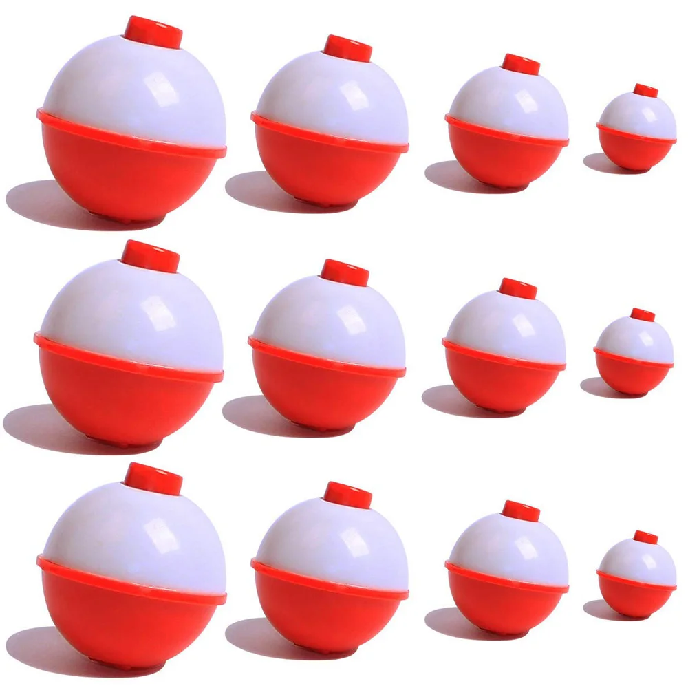 10pcs Round Plastic Fishing Float Sea Fishing Floats Bobbers Waggler