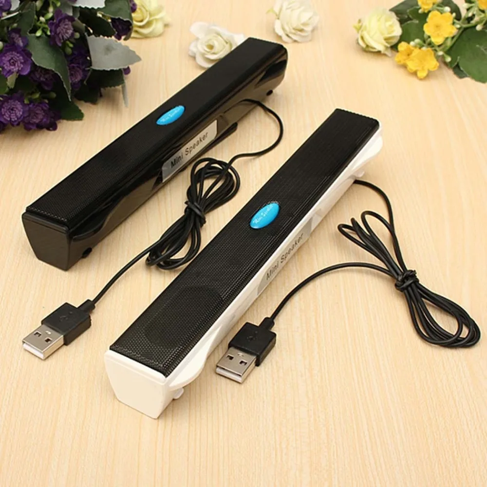 Портативный USB компьютерный динамик стерео музыкальный плеер разъем для