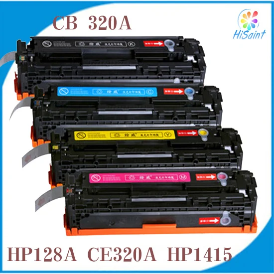 New Compatible HP Printers CE320A CE321A CE322A CE323A Color Toner Cartridges for LaserJet CP1525 CM1415 Kompatibilni Tonerove(China (Mainland))