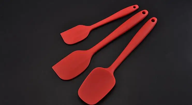 

3-Piece Silicone Spatula Set 600°F Heat Resistant Non Stick Rubber Kitchen Spatulas for Cooking and Baking Professional Grade