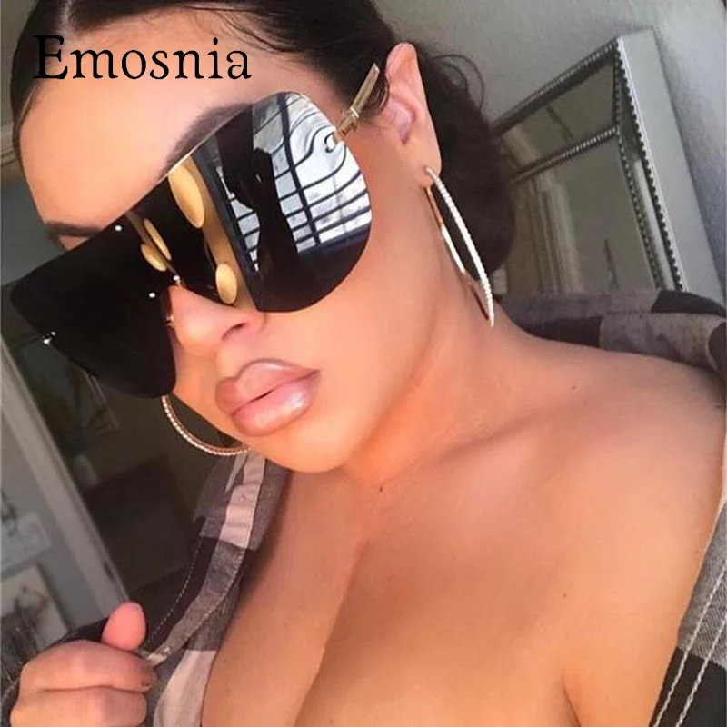 

Emosnia Polarized Pilot Modis Sunglasses oculos Oversize Big Vintage Women Men Brand Designer Sun Glasses High Quality 2018