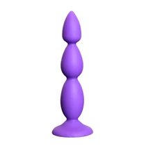 Silicone Anal Plug Beads with Sucker Ass Plug Bum Beads Anal Sex Toys for Women Anal Dildo Female Masturbation Tool Sex Products