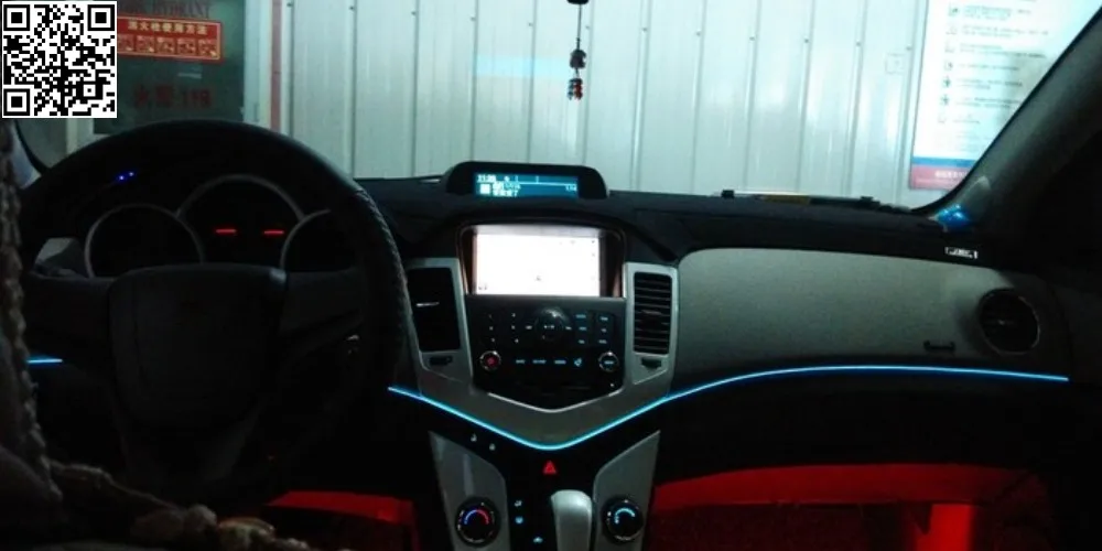 DIY Rhythm Ambient Lighting  Music Cuntrol Light For Mercedes Benz SLK MB R170 R171 R172 demo2