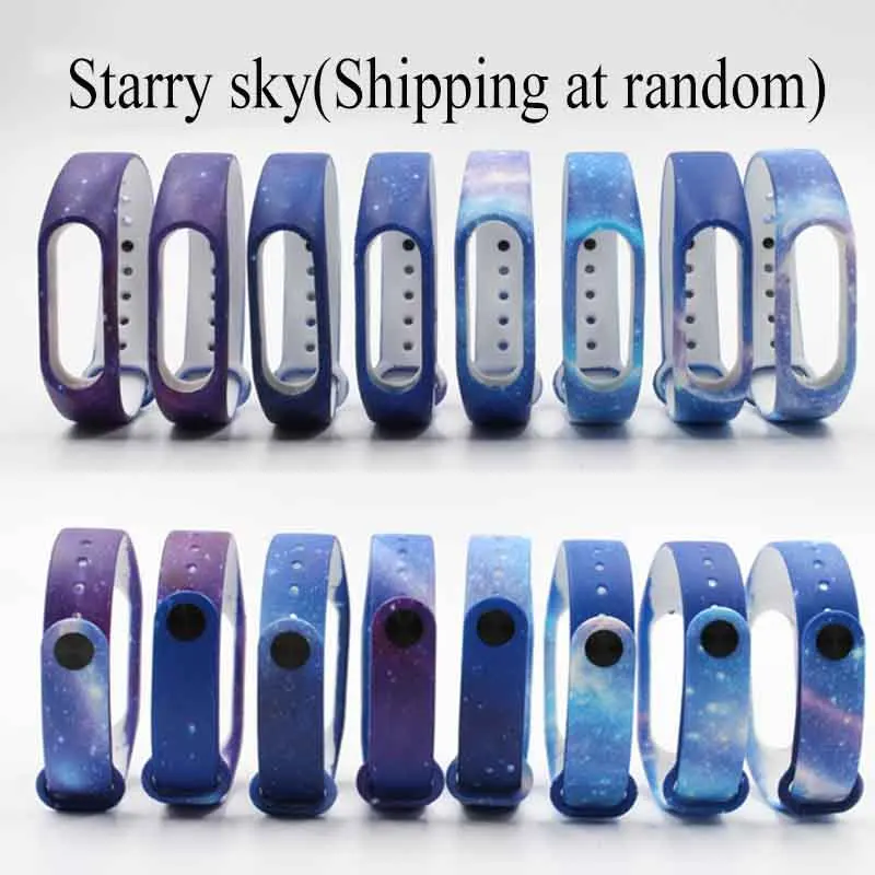 pulsera Специальный стиль mi band 2 ремешок mi band Браслет Силиконовый сменный ремешок для xiaomi 2 smartband браслеты - Цвет: Sky