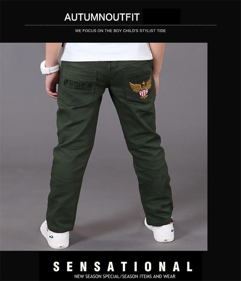 Calças para Meninos Carta Crianças Calças Meninos Calças Roupas 2018 New Hot Algodão Elástico da Cintura Calças Casuais Lápis Crianças Roupas Ds175 12 pants for boys