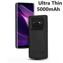 Внешний блок питания 5000 мАч ультра тонкий для samsung Galaxy Note 9 чехол для зарядного устройства портативный резервный внешний аккумулятор чехол для аккумулятора