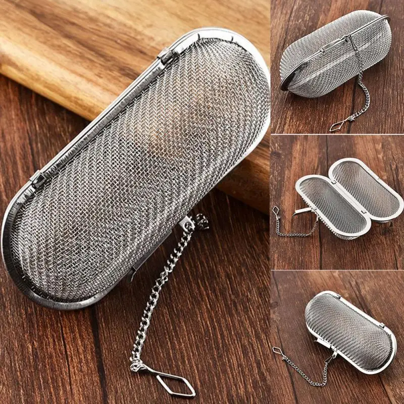 

Reusable Tea Strainer Filter Stainless Steel Hanging Safe Practical Mesh Tea Strainer Tea Infuser Strainer Steel Kitchen Tool #2