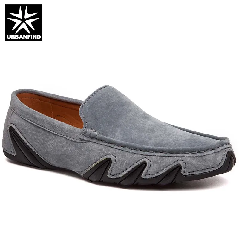 

2019 Slip-on Design Men Summer Casual Loafers Size 38-46 Quality Male Suede Leather Moccasins Brand Fashion Driving Shoes