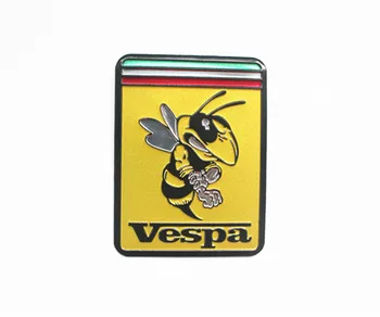 

Chromed Brass Bee Vespa Sticker for Piaggio Vespa
