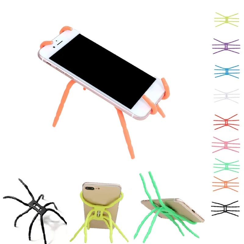 

Universal Spider Mobile Phone Holder For iPhone 6 6S Plus Stent For Samsung S7 S6 S5 Holder Stand Support For Xiaomi Holder