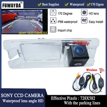 Fuwayda Беспроводной Sony CCD чип заднего вида Парковка Обратный DVD GPS Наборы камера для Nissan March Renault Logan Sandero