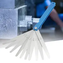 Контрольный датчик 10 шт./кор. 100 мм* 10 из нержавеющей стали датчик зазора внутреннее измерение диаметра инструмент 0,10-1,00 мм зазор наполнитель