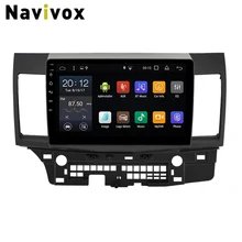 Navivox Android 7.1 10.1 inch Car Multimedia Player For Mitsubishi Lancer 2007-2015 Car DVD GPS Navigation Head Unit Car Stereo