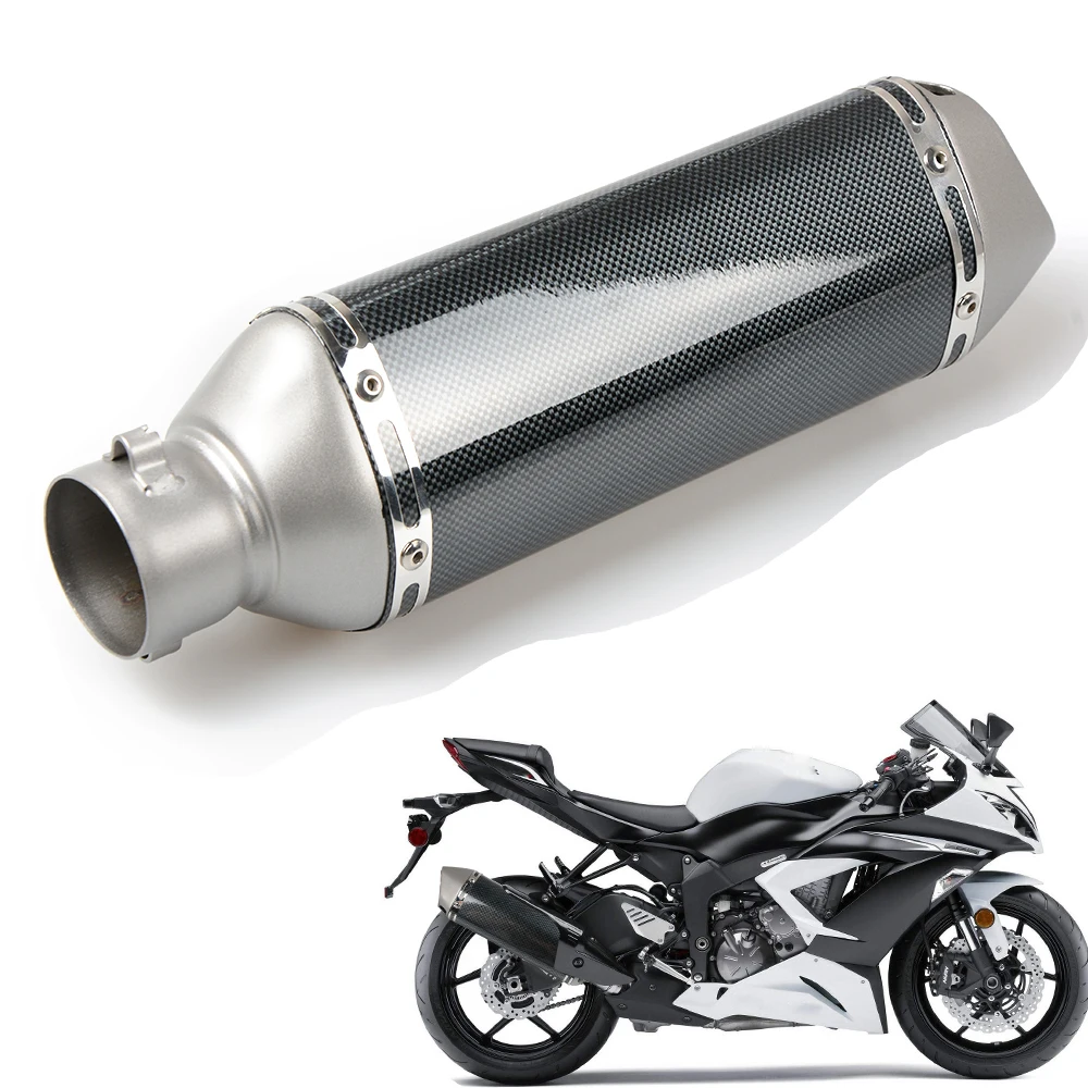 

36mm~51mm Universal Motorcycle Exhaust Pipe Fit Motorbike Dirt Bike for triumph Suzuki Honda Kawasaki Yamaha KTM BWM