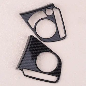 

DWCX New 2Pcs ABS Carbon Fiber Texture Steering Wheel Cover Trim Decoration Fit for Honda CRV 2017 2018