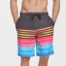 Мужские спортивные быстросохнущие лето для пляжа для купания, костюм для плавания, короткие штаны, нижнее белье, мужские сексуальные плавки шорты для серфинга