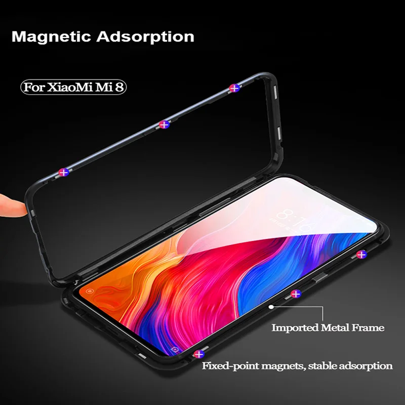 360 Полный Магнитный чехол для телефона для Red mi K20 K20 Pro Чехол двусторонний чехол металлический бампер оболочка для Xiaomi mi 8 mi 9T mi 9T Pro